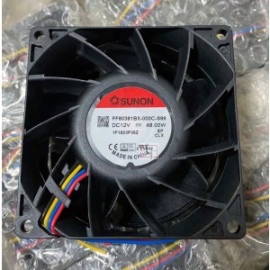 SUNON PF80381BX-000C-S99 12V 48W 4wires Cooling Fan