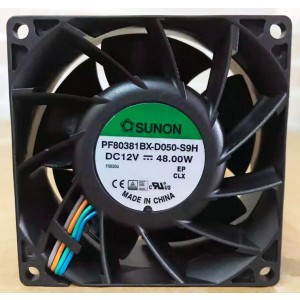 SUNON PF80381BX-D050-S9H 12V 48W 4wires Cooling Fan