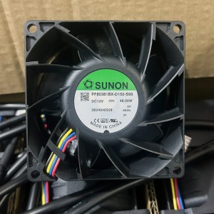 SUNON PF80381BX-D150-S99 12V 48W 4wires Cooling Fan 