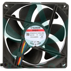 SUNON PF92251V3-1000C-S99 12V 2.79W 4wires Cooling Fan 