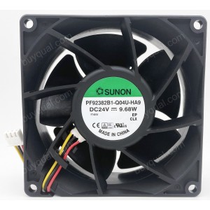 Sunon PF92382B1-Q04U-HA9 24V 9.68W 3wires Cooling Fan