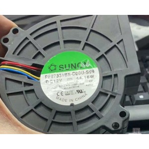 SUNON PF97331BX-C00U-S99 12V 44.16W 4wires Cooling Fan 