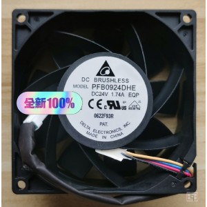 Delta PFB0924DHE 24V 1.74A 4wires Cooling Fan - Picture need