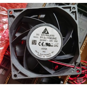 DELTA PFB0924UHE 24V 1.22A 2wires 4wires Cooling Fan - Original New