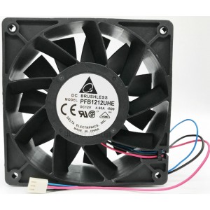 Delta PFB1212UHE-R00 12V 4.80A 3wires Cooling Fan 