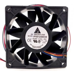 DELTA PFB1248EHE PFB1248EHE-R00 48V 0.54A 3wires 4wires Cooling Fan