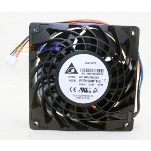 DELTA PFB1248THE 54V 1.89A 4wires Cooling Fan