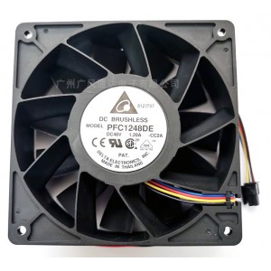 DELTA PFC1248DE 48V 1.2A 4wires Cooling Fan