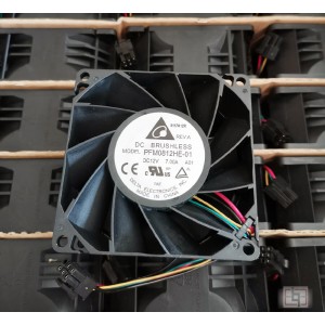 DELTA PFM0812HE-01 12V 7.00A 4wires Cooling Fan - Picture need