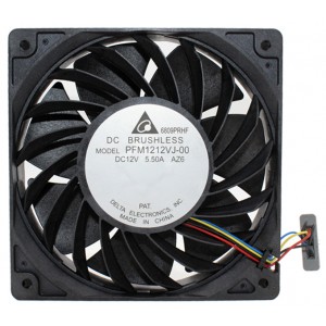 Delta PFM1212VJ-00 12V 5.50A 4wires Cooling Fan