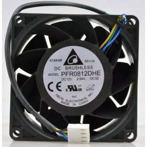 DELTA PFR0812DHE 12V 2.54A 4wires Cooling Fan - Picture need