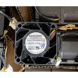 FOXCONN PIA040H12Q 12V 1.70A 4wires Cooling Fan