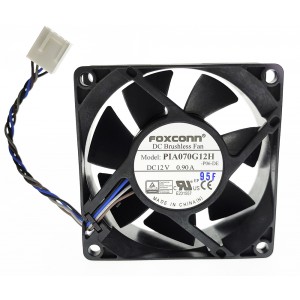 Foxconn PIA070G12H 12V 0.90A 4wires Cooling Fan 