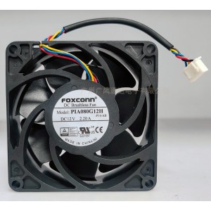 FOXCONN PIA080G12H 12V 2.2A 4wires Cooling Fan 