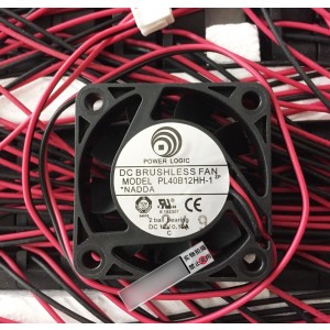 POWER LOGIC PL40B12HH-1 12V 0.14A 2 wires Cooling Fan