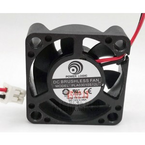 POWER LOGIC PLA03010S12L 12V 0.5A 2wires Cooling Fan