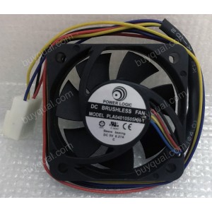 POWER LOGIC PLA04010S05HH-1 5V 0.27A 4wires cooling fan