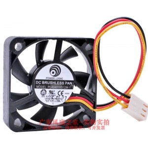 Power Logic PLA04010S12M-1 12V 0.08A 3wires Cooling Fan