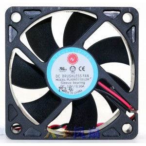 NTK PLA06015S12H 12V 0.16A 2wires Cooling Fan
