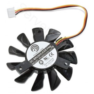 POWER LOGIC PLA07010S12HH 12V 0.50A 4wires Cooling Fan