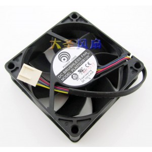 POWER LOGIC PLA07020B12H 12V 0.40A 4wires Cooling Fan