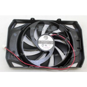 POWER LOGIC PLA09215S12M 12V 0.35A 2wires Cooling Fan