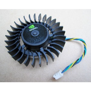 POWER LOGIC PLB5010S12H-3 12V 0.27A 4wires Cooling Fan