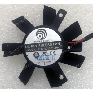HP PLD05010S12HH 12V 0.25A 2wires cooling fan