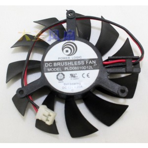 POWER LOGIC PLD06010D12L 12V 0.20A 2wires Cooling Fan