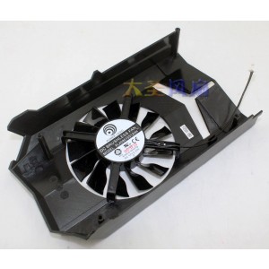 POWER LOGIC PLD08015S12HH 12V 0.35A 2wires Cooling Fan