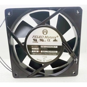 PELKO MOTORS PM1225HA2B-7 220-240V 0.08A 2wires Cooling Fan