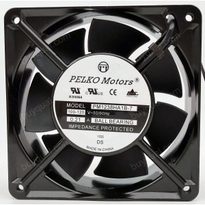 PELKO Motors PM1238HA1B-7 100/120V 0.21A 2wires Cooling Fan