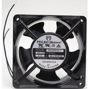 PELKO Motors PM1238HA2B-7 220/240V 0.11A 2wires Cooling Fan