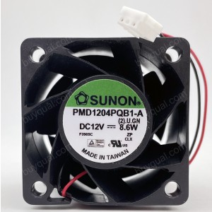 SUNON PMD1204PQB1-A 12V 8.6W 2wires Cooling Fan