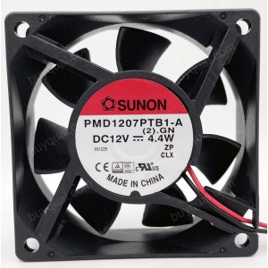SUNON PMD1207PTB1-A PMD1207PTB1A 12V 4.4W 2wires Cooling Fan 