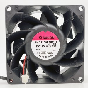 SUNON PMD1208PMB1-A 12V 9.1W 2wires 3wires 4wires Cooling Fan - Original New