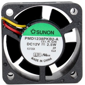 SUNON PMD1238PKB2-A 12V 2.5W 2wires 3wires Cooling Fan