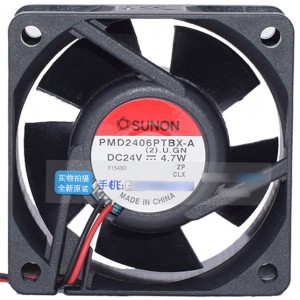 SUNON PMD2406PTBX-A 24V 4.7W 2wires cooling fan