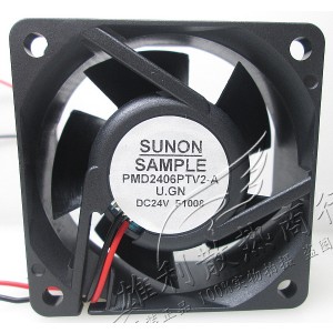 SUNON PMD2406PTV2-A 24V 0.131A 2wires Cooling Fan