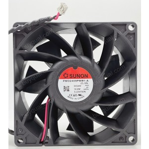 SUNON PMD2409PMB1-A 24V 12.2W 2wires 3wires Cooling Fan - Original New