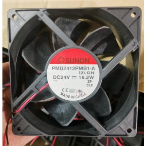 SUNON PMD2412PMB1-A 24V 18.2W 2wires 3wires Cooling Fan - Original New