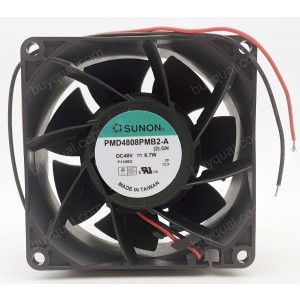 SUNON PMD4808PMB2-A  48V 6.7W 2 wires Cooling Fan - New