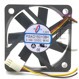 NSTECH PSAD15010BH 12V 0.14A 3wires Cooling Fan