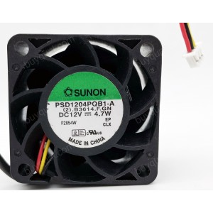 SUNON PSD1204PQB1-A F.GN 12V 4.7W 3wires 4wires Cooling Fan - New Picture need