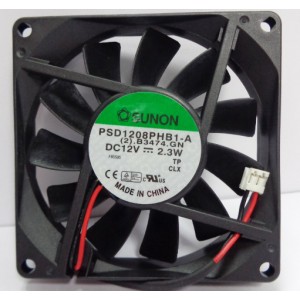 SUNON PSD1208PHB1-A 12V 2.3W 2wires Cooling Fan