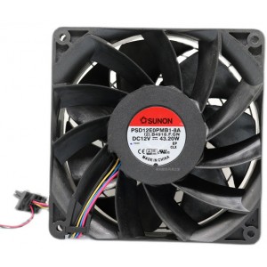 SUNON PSD12E0PMB1-8A 12V 43.20W 4wires cooling fan