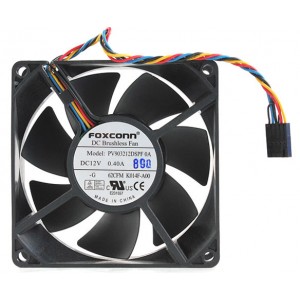 FOXCONN PV903212DSPF 0A 12V 0.4A 4wires Cooling Fan
