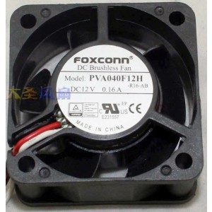 FOXCONN PVA040F12H 12V 0.16A 3wires Cooling Fan