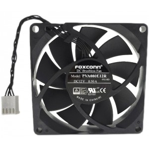 Foxconn PVA080E12R 12V 0.50A 4wires Cooling Fan 
