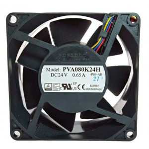 Foxconn PVA080K24H 24V 0.65A 4wires Cooling Fan
